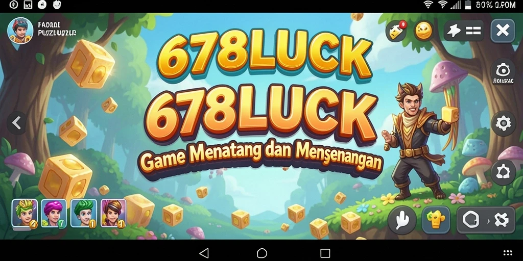 Tampilan gameplay puzzle yang menarik di 678LUCK.