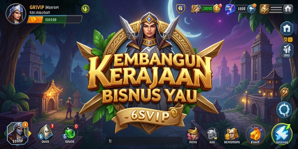 Tampilan gameplay menarik dari 6SVIP saat membangun kerajaan bisnis.