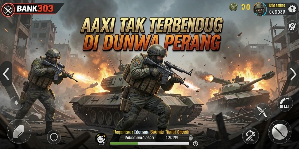 Tampilan intens dari gameplay epik BANK303 yang memikat.