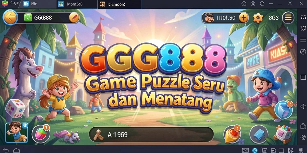 Screenshot gameplay GGG888 dengan teka-teki yang menantang.