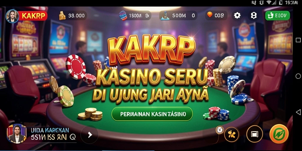 Tampilan gameplay Kasino KAKRP yang menarik dan dinamis.