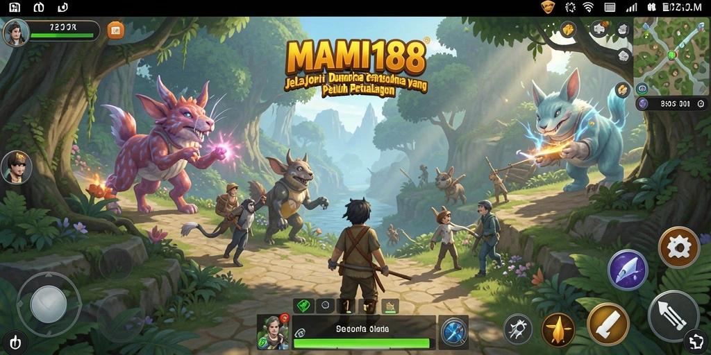 Tampilan gameplay MAMI188 dalam dunia terbuka yang menakjubkan.