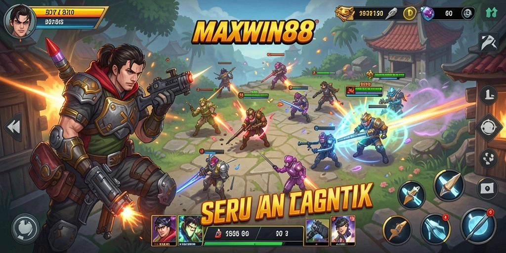 Tampilan gameplay MAXWIN88 yang mendebarkan dan imersif.