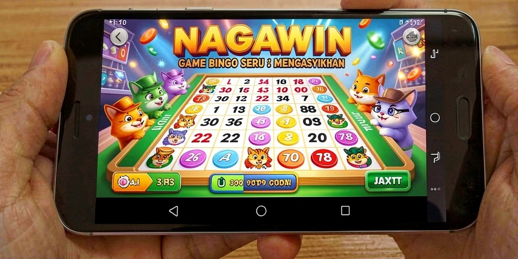 Gameplay NAGAWIN yang menarik dan interaktif dalam permainan Bingo.