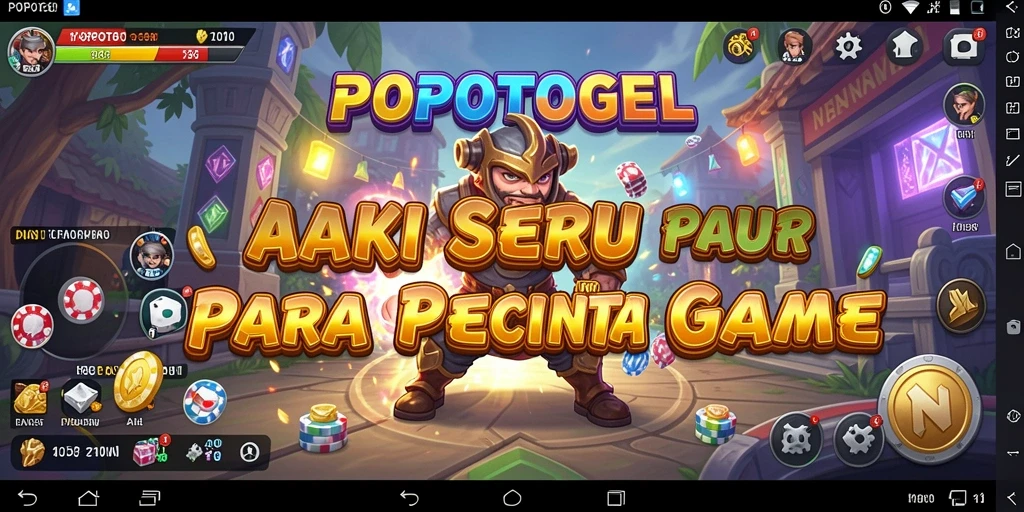 Tangkapan layar utama POPOTOGEL menunjukkan aksi seru dalam gameplay.