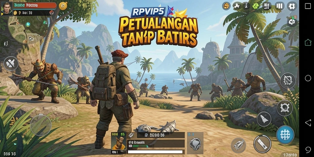 Tampilan gameplay Open World yang mengesankan di RPVIP5.