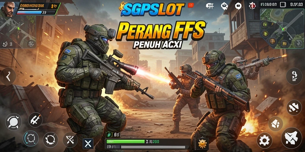 Tampilan gameplay seru dalam SGPSLOT dengan aksi FPS mendebarkan.