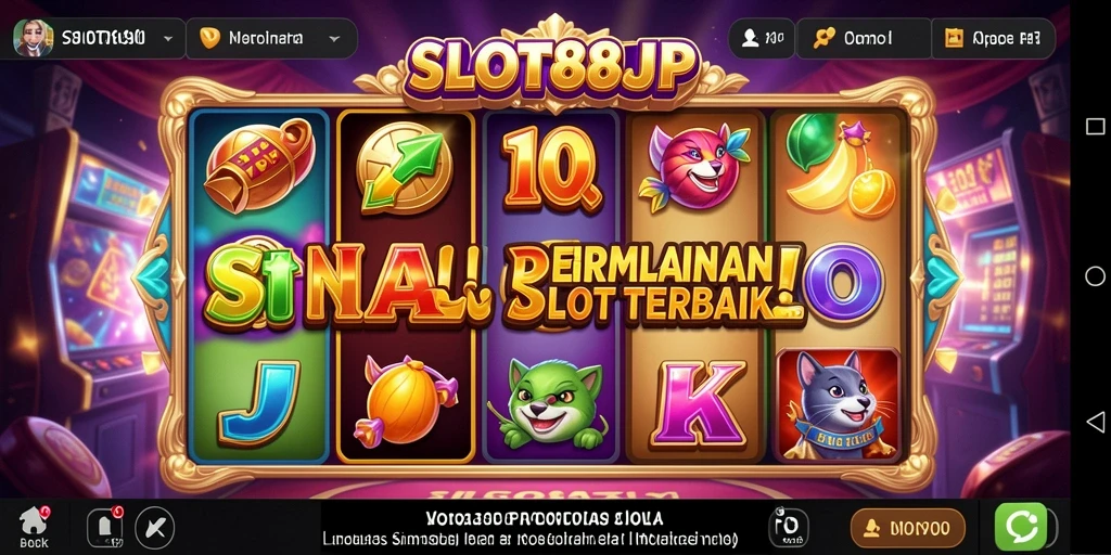 Tampilan gameplay menawan dari SLOT88JP dengan mesin slot yang beragam.