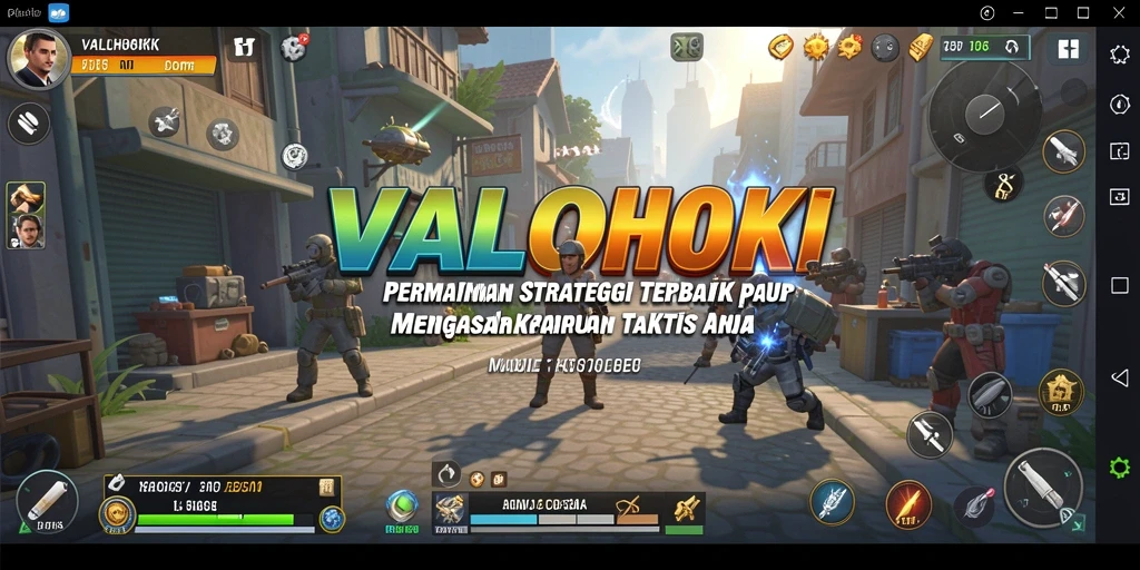 Gameplay menarik dari VALOHOKI dengan berbagai strategi taktis.
